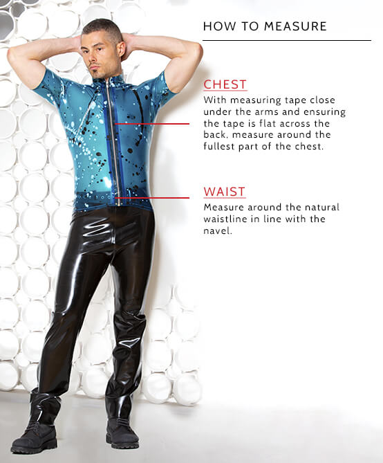 Latex Rubber Contrast Pants