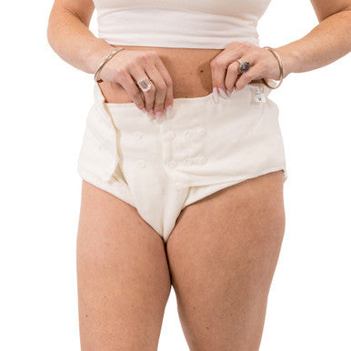 White Cotton Cloth Diaper