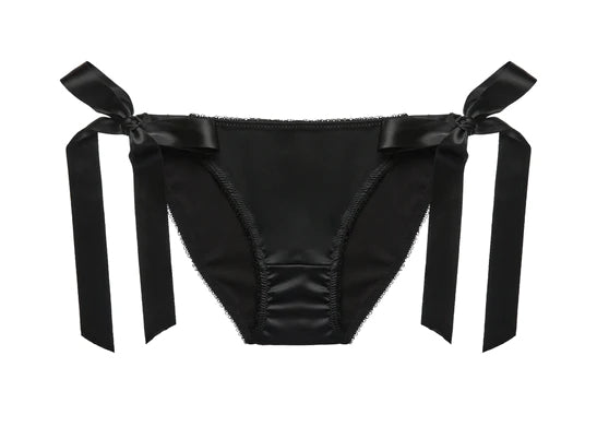 The Beau Teese Tie-side Tanga Panty, front view.