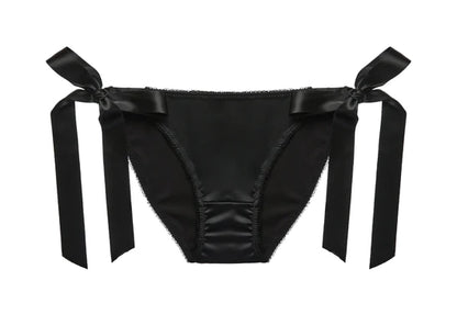 The Beau Teese Tie-side Tanga Panty, front view.