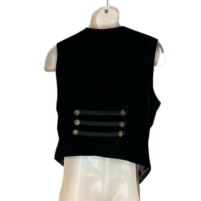 Back of Black Velvet & Lave Mariella Waistcoat