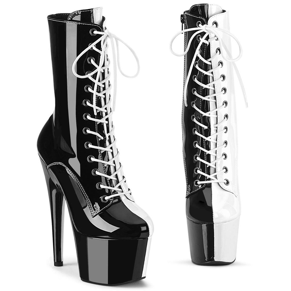 7" Vegan Black Split Adore Ankle Boot