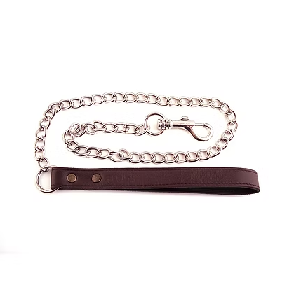 Leather Leash Lead Chain