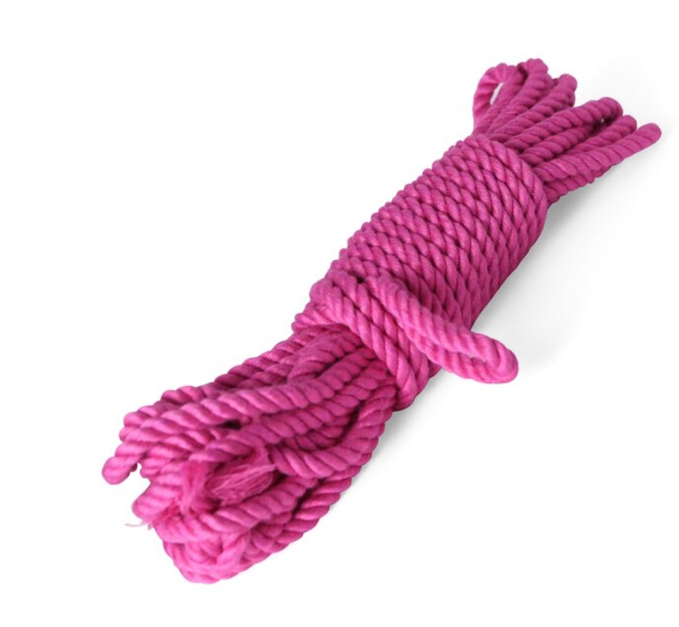 Dark Pink Bamboo Silk Rope.