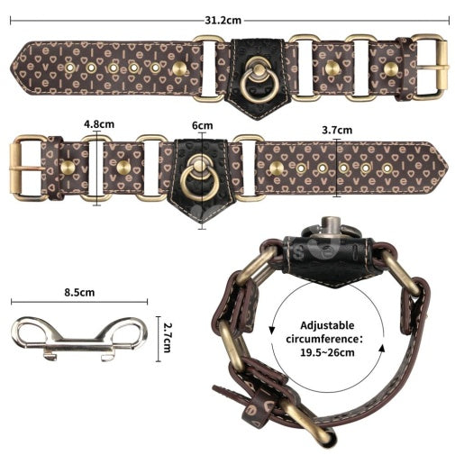 Lovetoy Rebellion Reign Hand Cuffs - Black