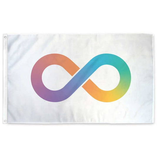 The FFG Limited Edition Outdoor 3x5' Pride Flag - Neurodivergent Infinity