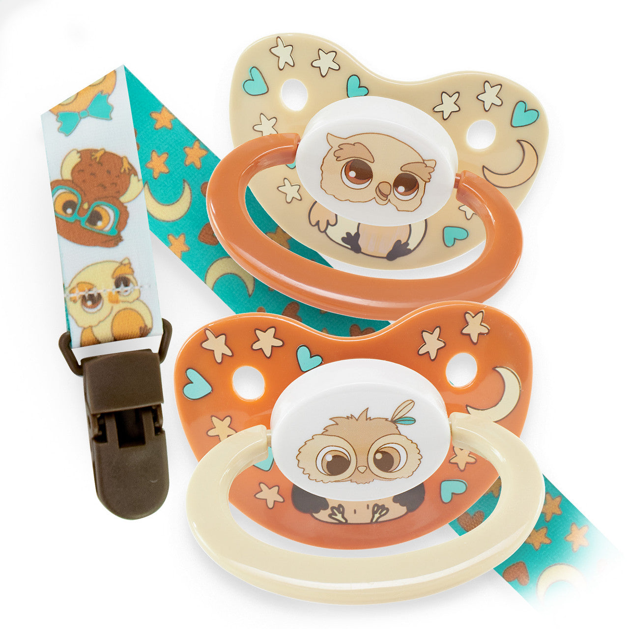 Rearz Character Pacifier & Clip Set