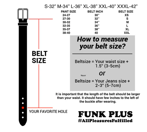 Funk Plus Hanging 3 Row Chain Belt