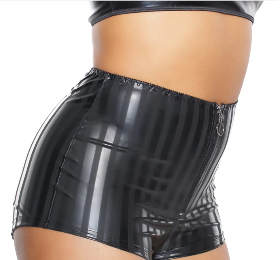 Pinstripe Booty Shorts