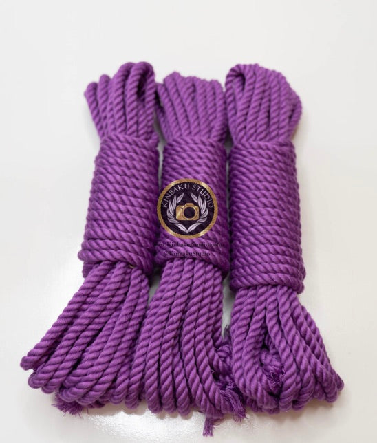 Purple Bamboo Silk Rope.