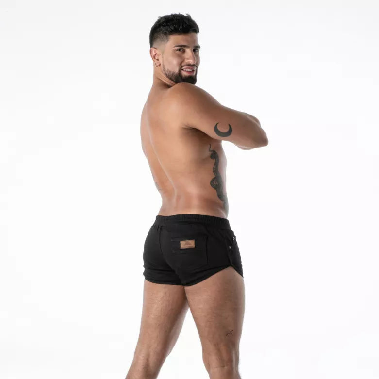 Raw Denim Retro Shorts