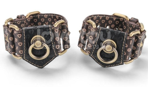 Lovetoy Rebellion Reign Hand Cuffs - Black