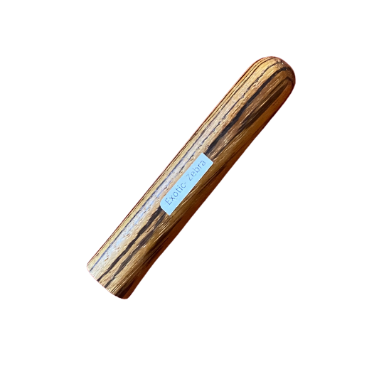 The Zebrawood Exotic Wood Handle.