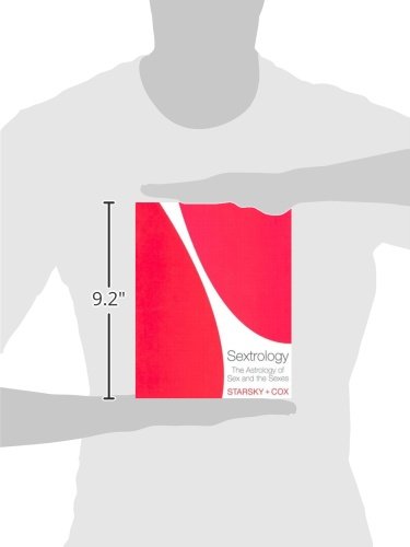 A diagram showing the size of Sextrology: Astrology Of Sex book. 9.2"