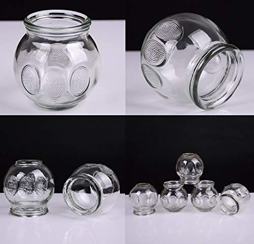 Glass Fire Cups sizes Medium, Large, Extra Large (top)