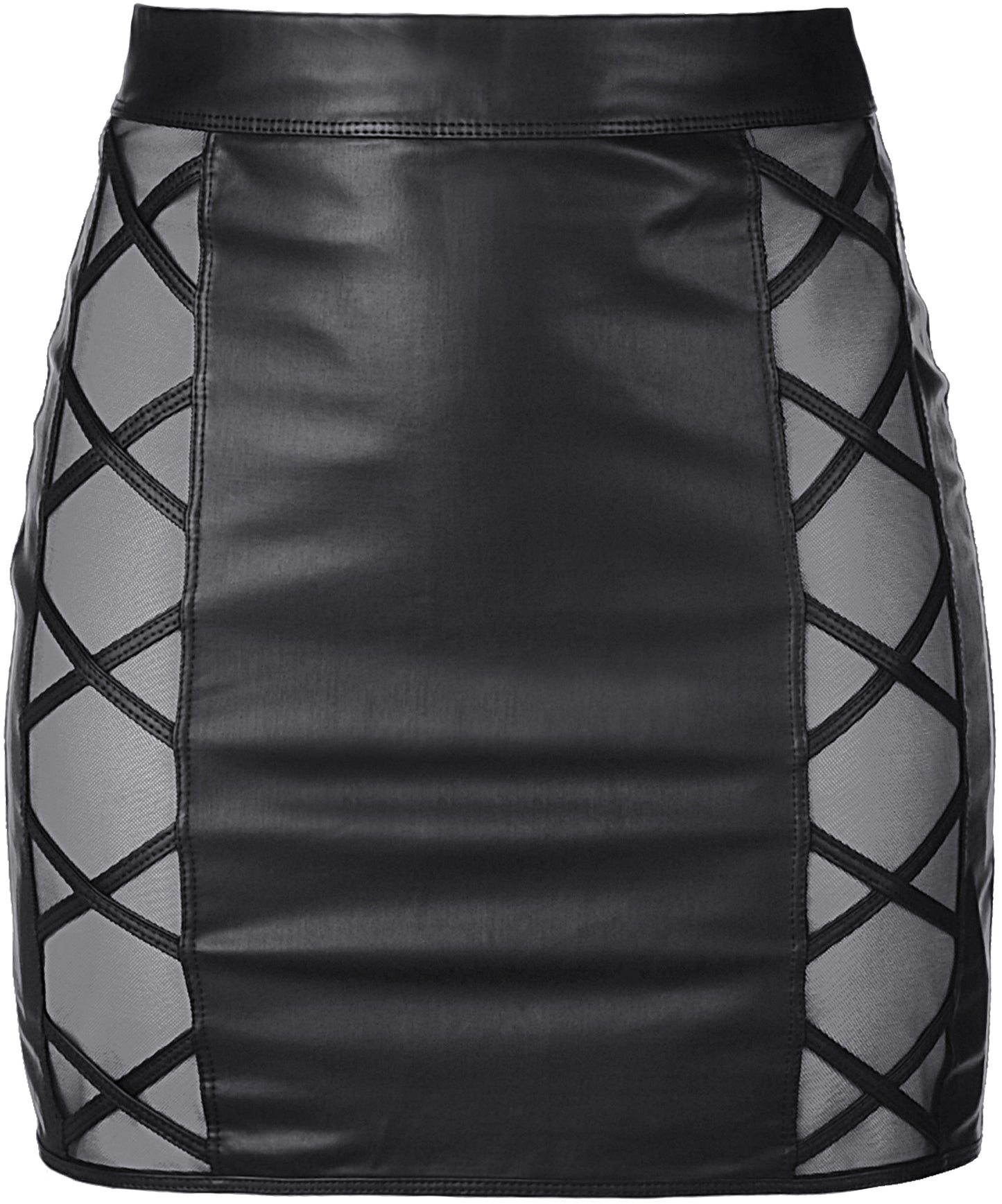 The front of the Wetlook Spodnika Skirt.