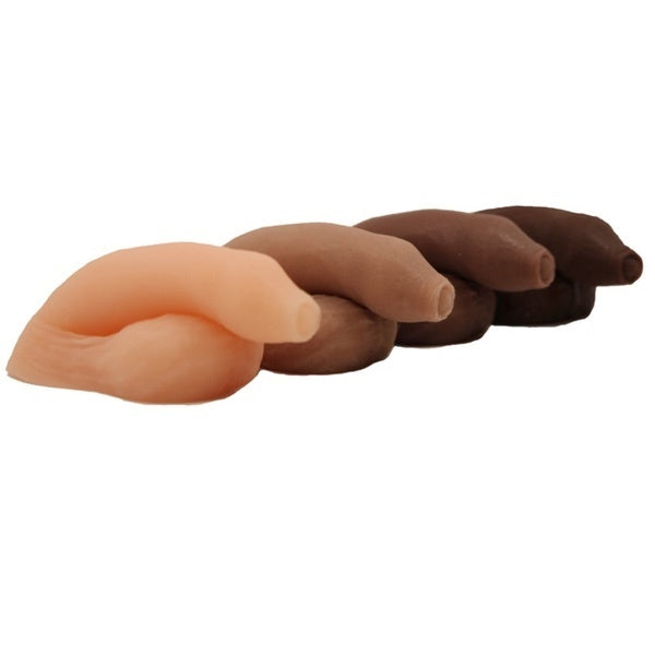 The color varieties of four Pierre Packer Penises.