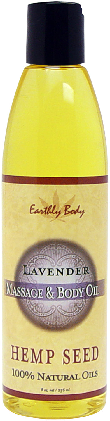 The Lavender Earthly Body Massage Oil.