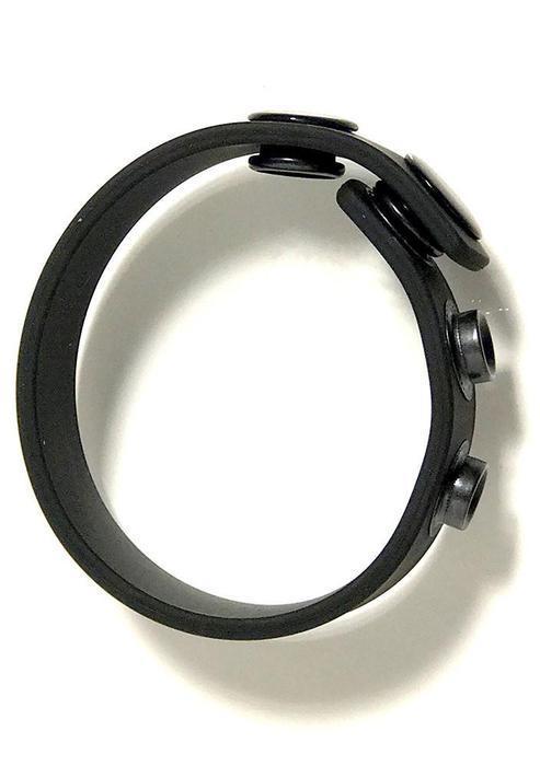 The black Boneyard Silicone Cock Strap.