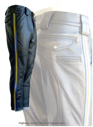 Leather Trooper  Pants