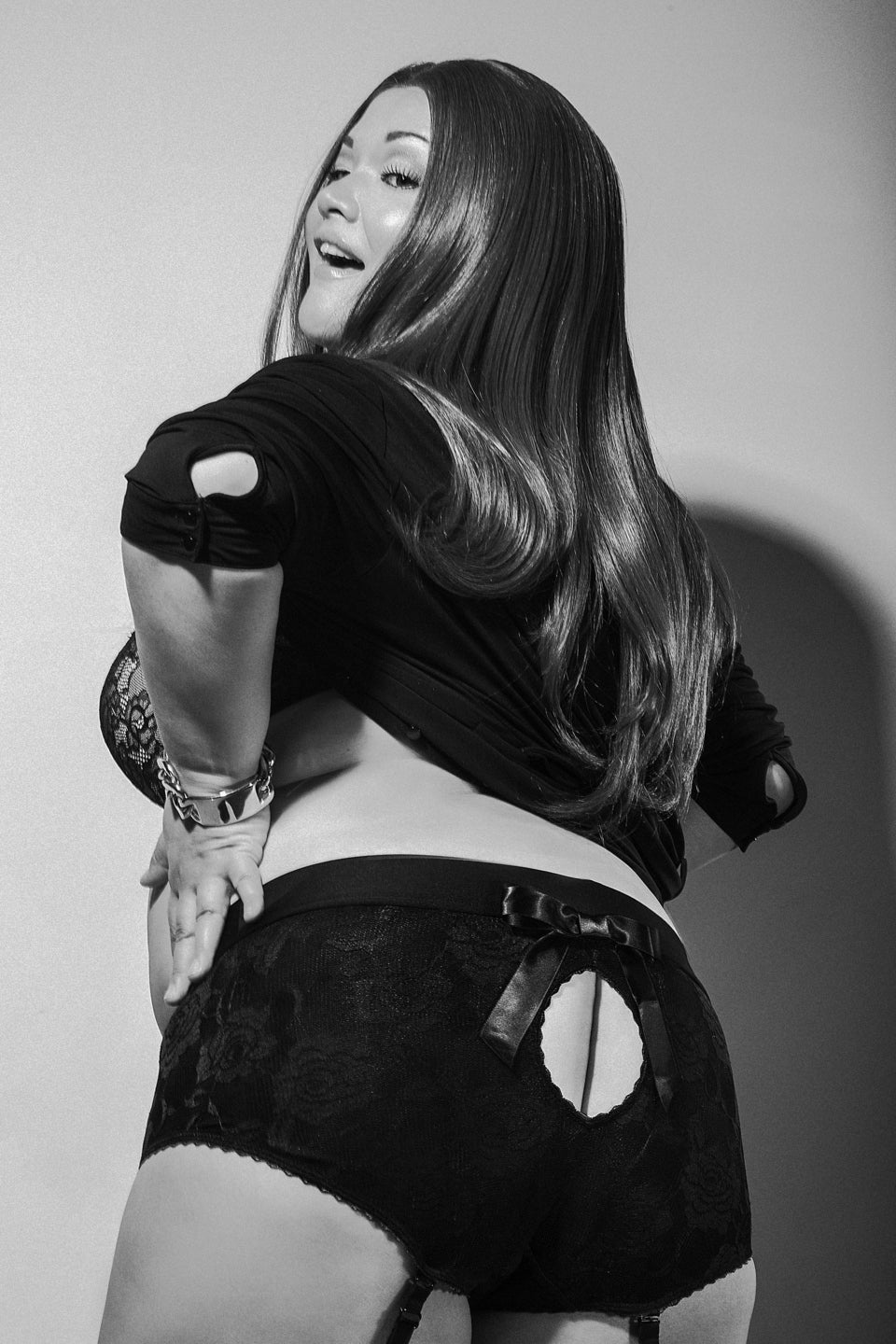 The back of the Bella Lingerie Harness.