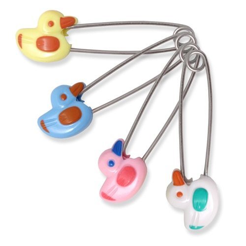 Plastic Head Jumbo Diaper Pins