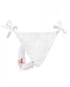 Sensuelle Remote Pleasure Panty Vibrator white panty with white vibrator