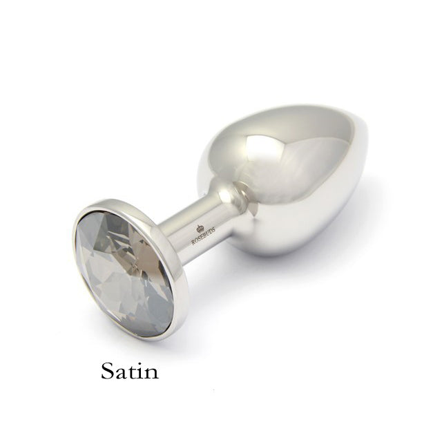 Rosebuds Original Stainless Steel Plug Satin Gem