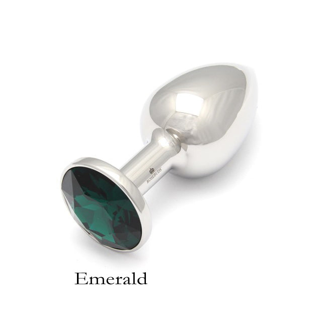 Rosebuds Original Stainless Steel Plug Emerald Gem