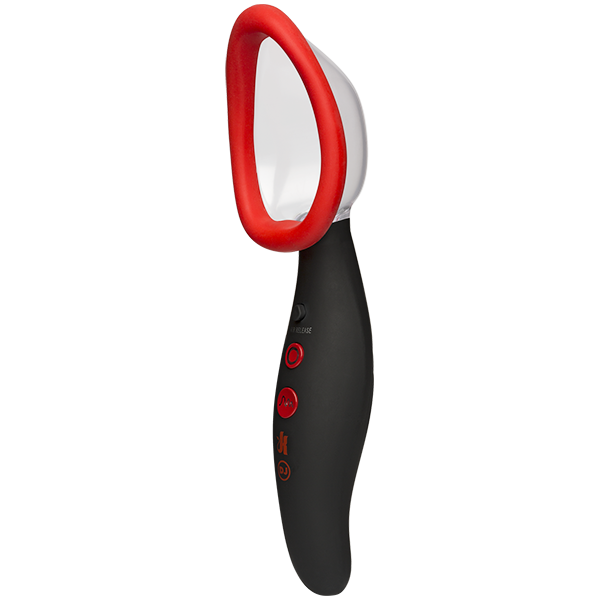 The black and red Automatic Pussy Pump Vibrator.