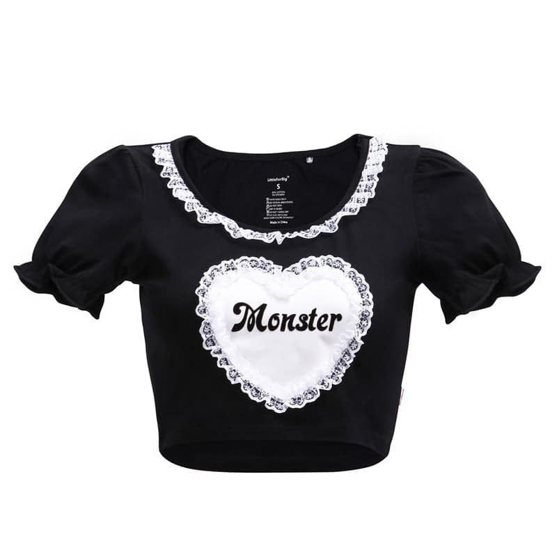 Little Heart Crop Top