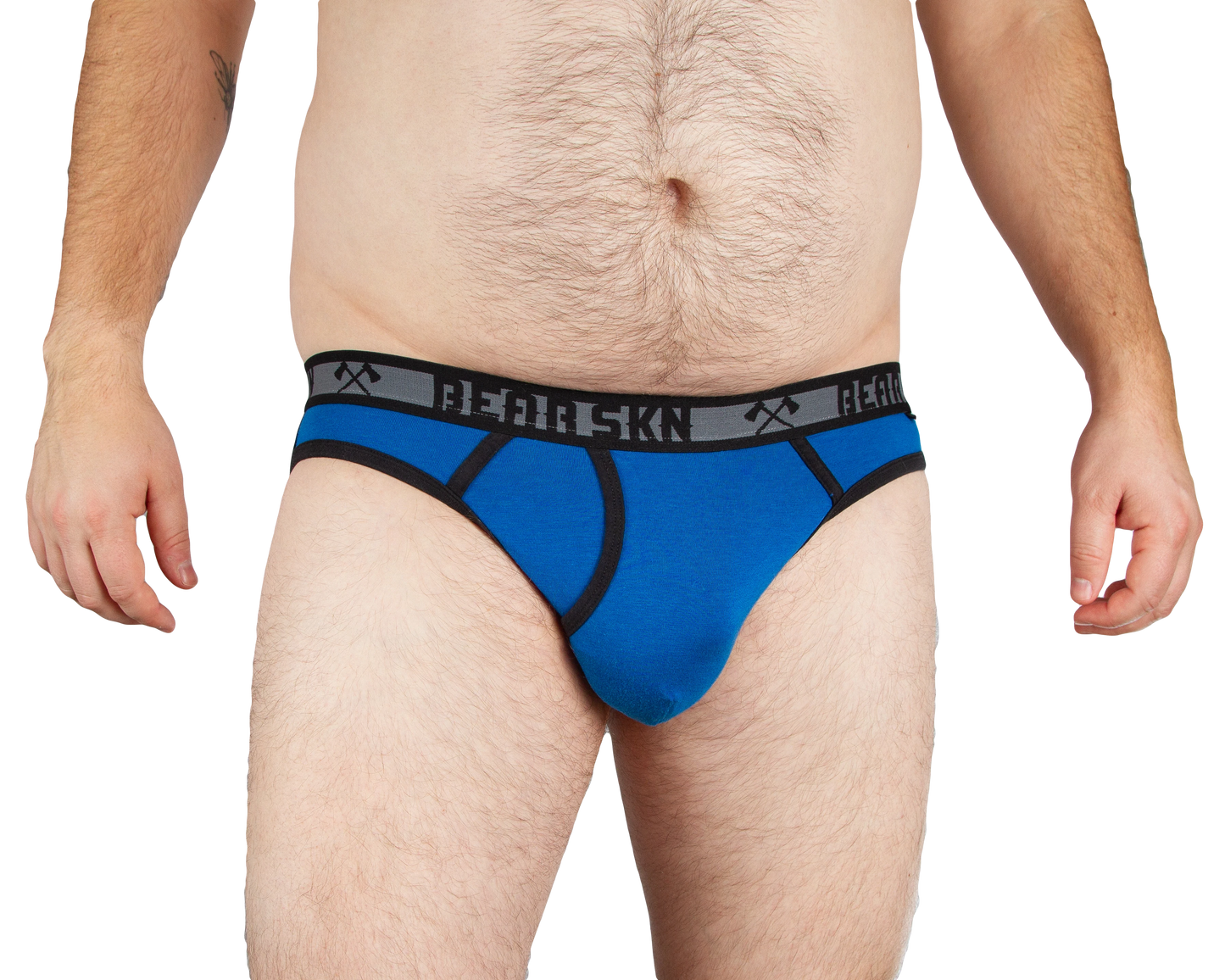 The front of the blueberry Bear Skn Jock Strap.