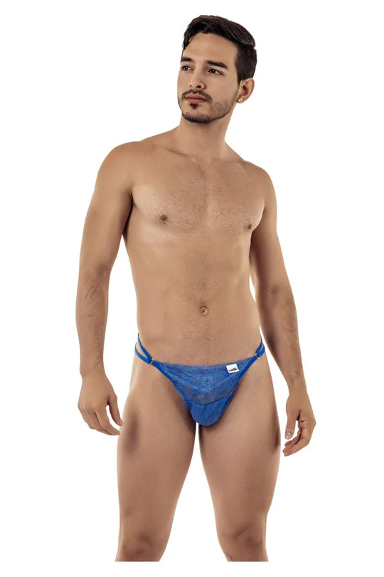 The front of the Lace G String with Pouch.