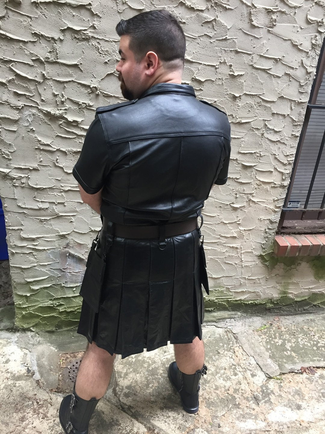 Cowhide Cargo Kilt