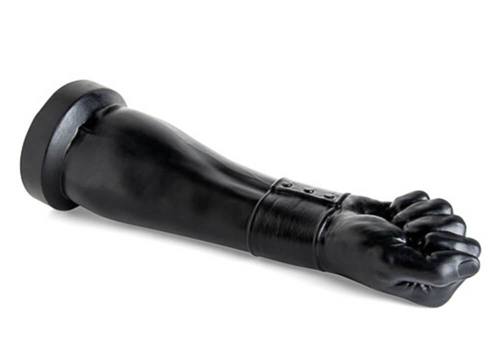 Hankey's Toys Gutpuncher lying horizontally fingertips facing up