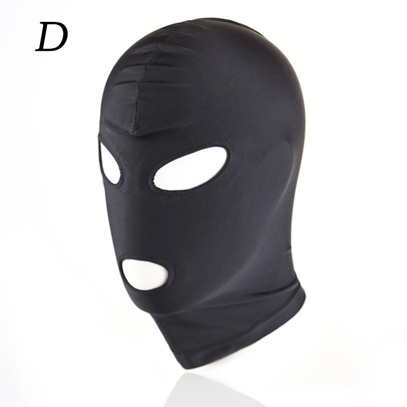 Beginner Spandex Hood with Oval Eyes Eyes Black One Size