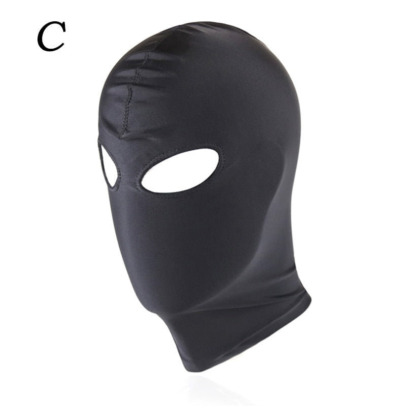 Beginner Spandex Hood with Oval Eyes Eyes Black One Size