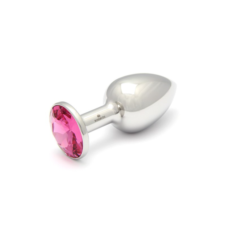 Rosebuds Original Stainless Steel Plug Pink Gem