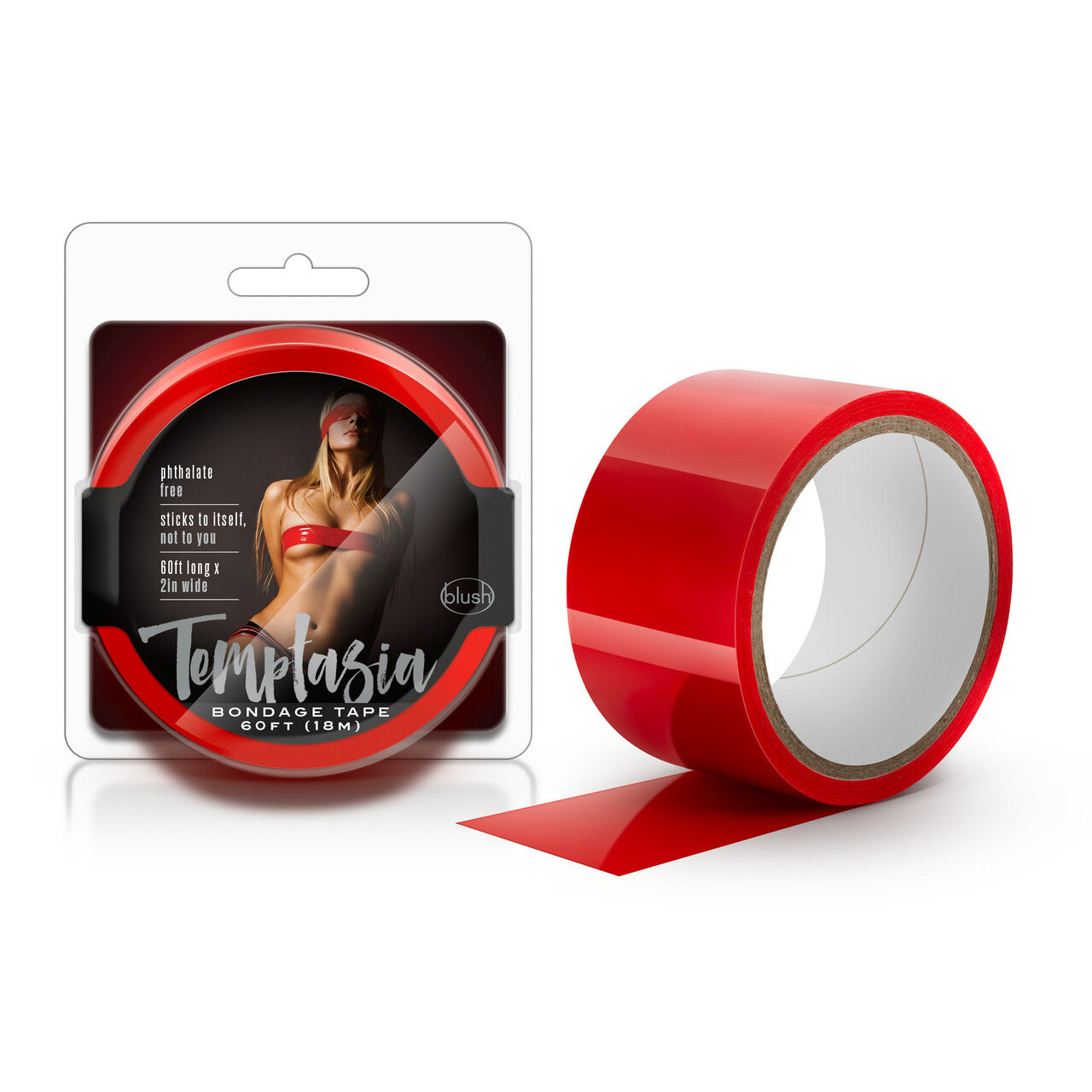 Temptasia Bondage Tape, Red.