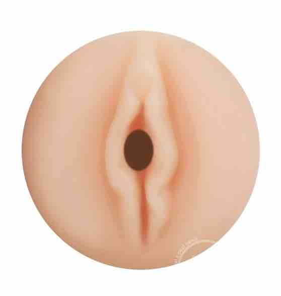The mouth of the Vaginal Alive Mini Shot Masturbator.