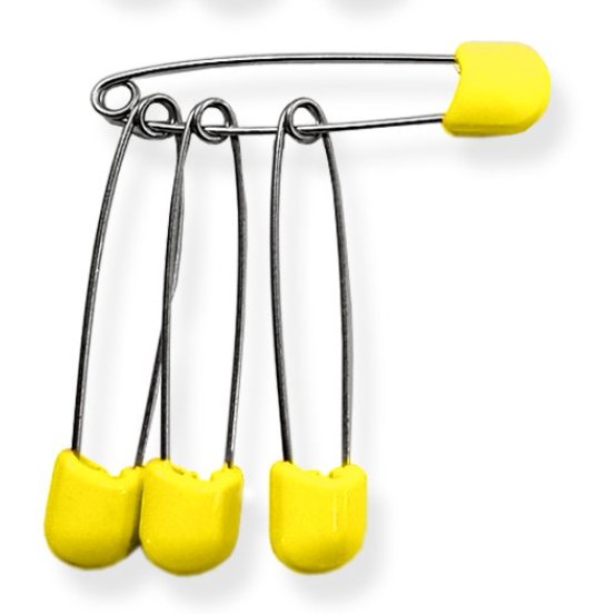 Plastic Head Jumbo Diaper Pins