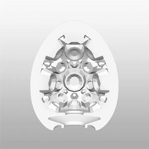 The inside of the Crater Tenga Egg Stroker.