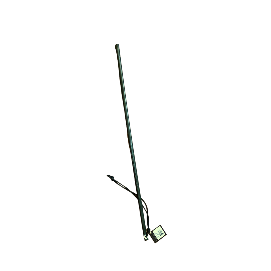 The dark green 24" Leather Wrapped Cane.