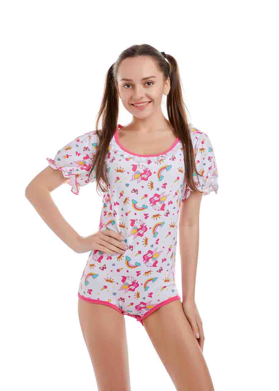 The Lil Bella Rearz Printed Onesie.