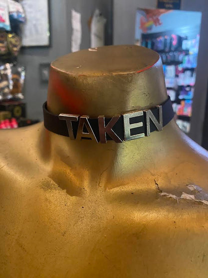 Funk Plus Leather Name Choker