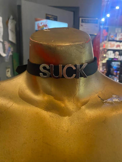 Funk Plus Leather Name Choker