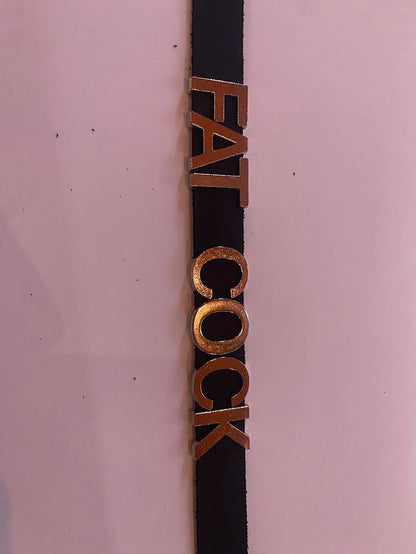 Funk Plus Leather Name Choker