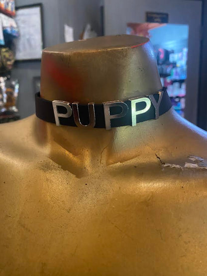 Funk Plus Leather Name Choker