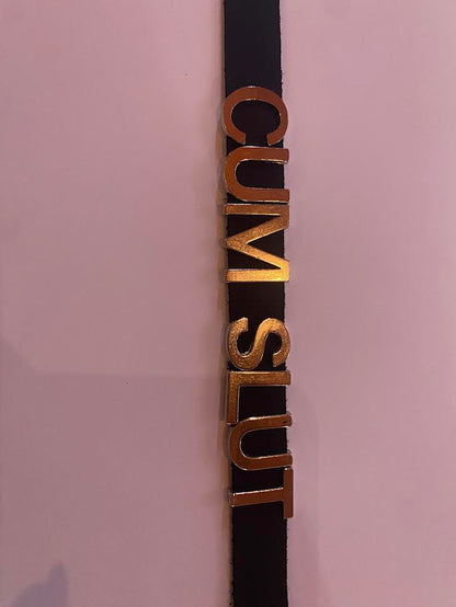 Funk Plus Leather Name Choker