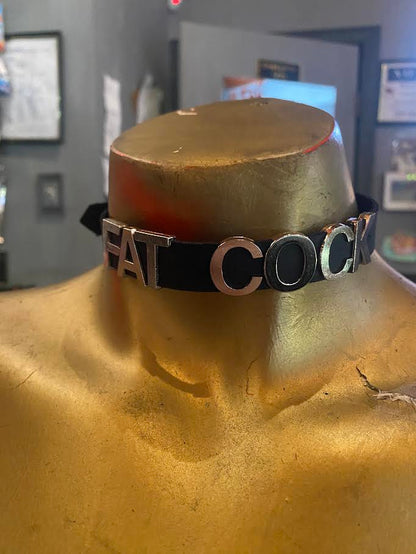 Funk Plus Leather Name Choker